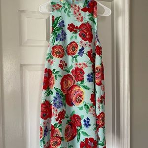 Floral mint dress